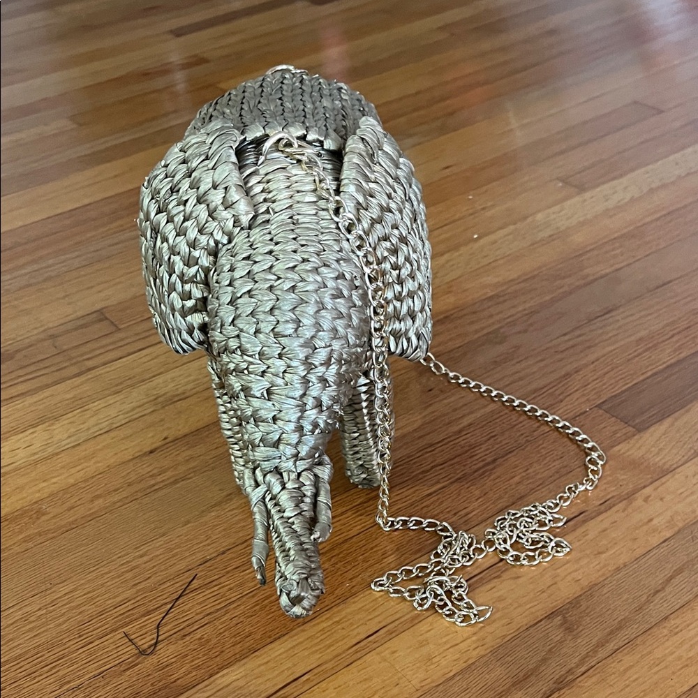 Elephant Purse with Chain Strap woven